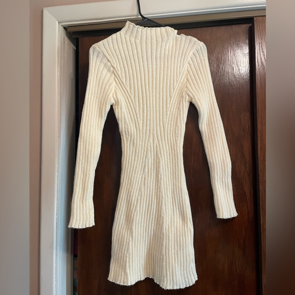 White Sweater Dress